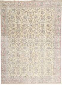 絨毯 カラード ヴィンテージ 275X380 ベージュ/ライトグレー 大きな (ウール, ペルシャ/イラン)
