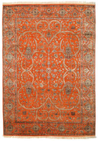  Keshan Indo Wool/Viscos Rug 168X238 Carpetvista