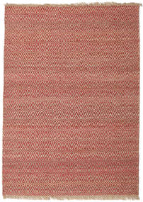  Indoor/Outdoor Rug 170X240 Plain (Single Colored) Jaque Jute - Coral Red/Beige