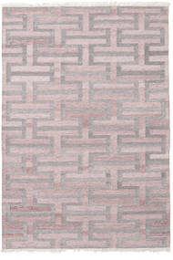 Path インドア/アウトドア用ラグ 洗える 140X200 小 茶色/ピンク 絨毯