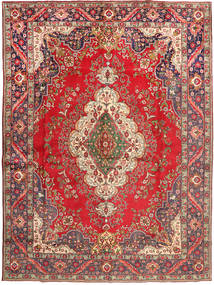  Täbriz Teppich 290X395 Persischer Wollteppich Rot/Beige Groß Carpetvista