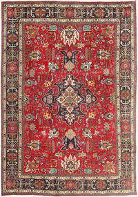  Täbriz Teppich 200X292 Persischer Wollteppich Rot/Orange Carpetvista