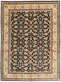  Tabriz Rug 270X363 Persian Wool Brown/Beige Large Carpetvista