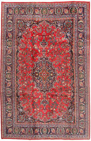  Mashad Χαλι 187X293 Περσικό Μαλλινο Κόκκινα/Γκρι Carpetvista