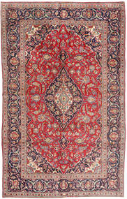  Maschad Teppich 198X315 Persischer Wollteppich Rot/Orange Carpetvista