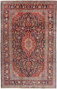 Kashan Szőnyeg 210X330 Perzsa Gyapjúszőnyeg Piros/Sötétpiros Carpetvista
