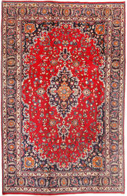  Mashad Rug 200X309 Persian Wool Red/Orange Carpetvista