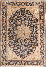  Najafabad Teppich 255X365 Persischer Wollteppich Beige/Dunkelrosa Groß Carpetvista