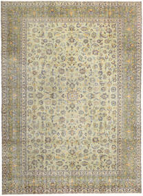 絨毯 カシャン パティナ 293X405 イエロー/グレー 大きな (ウール, ペルシャ/イラン)