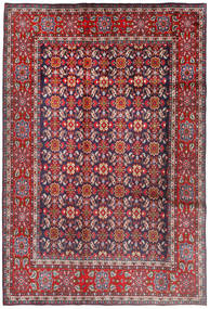  Perzisch Mahal Vloerkleed 198X294 Rood/Donker Roze Carpetvista