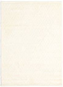 Soho Soft 170X240 Cream White Plain (Single Colored) Wool Rug