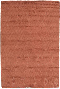  170X240 Plain (Single Colored) Soho Soft Rug - Terracotta Wool