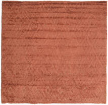  250X250 Plain (Single Colored) Large Soho Soft Rug - Terracotta Wool