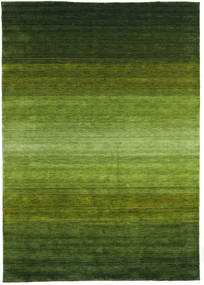 Gabbeh Rainbow Matta - Grön 300X400 Grön Stor Ull, Indien