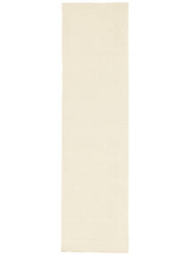  Gyapjúszőnyeg 80X300 Kelim Loom Természetes Fehér Kicsi