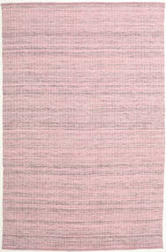 Alva 200X300 Pink/White Plain (Single Colored) Wool Rug