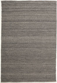  200X300 Plain (Single Colored) Alva Rug - Brown/Black Wool