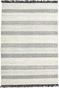 Hedda 160X230 Light Grey Striped Wool Rug