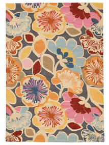  200X300 Blumen Flower Power Teppich - Mehrfarbig Wolle, 