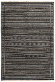  158X238 Striped Small Kilim Rug Wool, Carpetvista