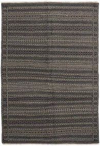  Kilim Rug 160X232 Persian Wool Brown/Grey Carpetvista