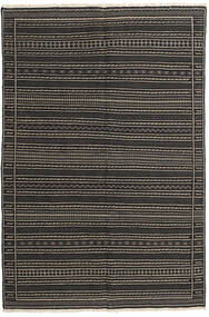 絨毯 キリム ペルシャ - ダークグレー/グレー 160X230 ダークグレー/グレー (ウール, デンマーク)