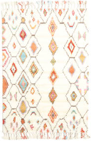  120X180 Geometrisch Klein Hulda Teppich - Cremeweiß/Mehrfarbig Wolle