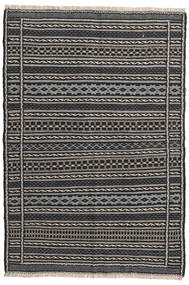 99X145 Kelim Teppich Orientalischer Dunkelgrau/Grau (Wolle, Persien/Iran) Carpetvista