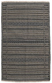 100X160 絨毯 キリム ペルシャ - ダークグレー/グレー オリエンタル ダークグレー/グレー (ウール, デンマーク) Carpetvista