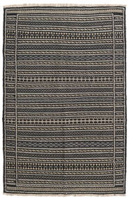  Persischer Kelim Persisch Teppich 100X160 Dunkelgrau/Grau Carpetvista