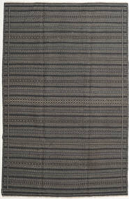 絨毯 キリム 200X306 ダークグレー/グレー (ウール, ペルシャ/イラン)