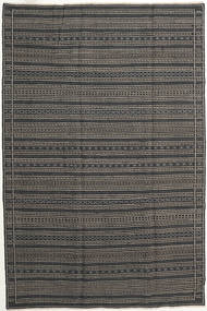 絨毯 キリム ペルシャ 200X300 ダークグレー/グレー (ウール, ペルシャ/イラン)