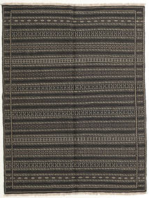  Persischer Kelim Persisch Teppich 154X205 Braun/Dunkelgrau Carpetvista