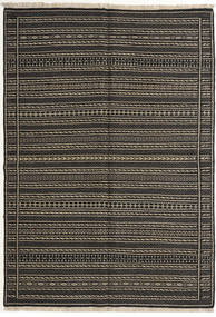  Orientalischer Kelim Persisch Teppich 160X230 Braun/Orange Wolle, Persien/Iran Carpetvista
