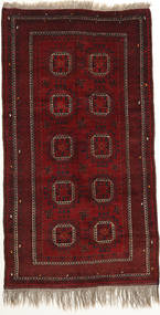 Tapete Afegão Khal Mohammadi 124X228 Vermelho Escuro/Bege (Lã, Afeganistão)