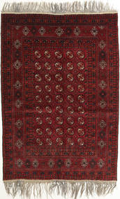 Χαλι Afghan Khal Mohammadi 132X182 Σκούρο Κόκκινο/Κόκκινα (Μαλλί, Αφγανικά)