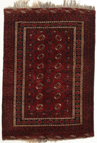  Afghan Khal Mohammadi Matot 128X186 Villamatto Tummanpunainen/Ruskea Pieni Matto Carpetvista
