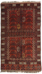 絨毯 オリエンタル アフガン Khal Mohammadi 129X214 茶色/ダークレッド (ウール, アフガニスタン)