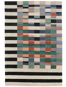 Neti - 2018 200X300 Greige/Multicolor Abstract Wool Rug