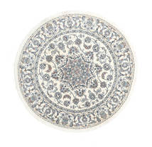  Ø 200 Nain Rug Round Beige/Grey Persia/Iran Carpetvista