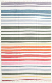  200X300 Rainbow Stripe Teppich Indien Carpetvista