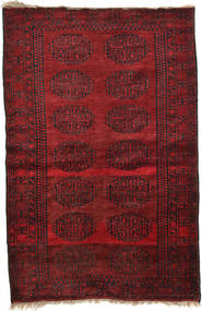 106X161 絨毯 オリエンタル アフガン Khal Mohammadi ダークレッド/茶色 (ウール, アフガニスタン) Carpetvista