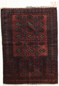 95X129 Afghan Khal Mohammadi Rug Oriental Dark Red/White (Wool, Afghanistan) Carpetvista