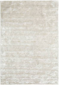Crystal 160X230 Sølvgrå/Råhvid Enkeltfarvet Tæppe