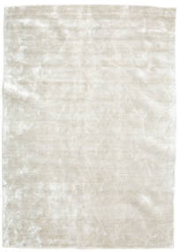  300X400 単色 大 Crystal 絨毯 - シルバーグレー/オフホワイト