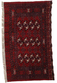  Afghan Khal Mohammadi Matot 116X170 Villamatto Tummanpunainen/Punainen Pieni Matto Carpetvista