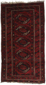 103X193 Alfombra Afghan Khal Mohammadi Oriental Rojo Oscuro (Lana, Afganistán) Carpetvista