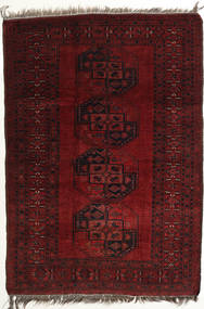 絨毯 アフガン Khal Mohammadi 118X166 ダークレッド/ベージュ (ウール, アフガニスタン)