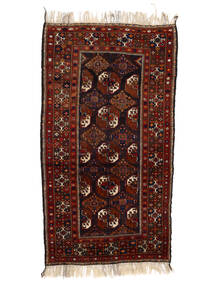  Orientalsk Afghan Khal Mohammadi Tæppe 119X214 Mørkerød/Rød Uld, Afghanistan Carpetvista