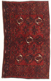  81X138 Afghan Khal Mohammadi Matot Matto Tummanpunainen/Punainen Afganistan Carpetvista